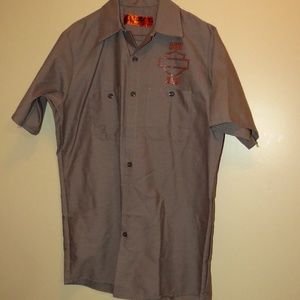 Red Kap Harley Davidson Work Shirt M